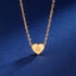 Cazador Stainless Steel Heart Pendant Necklace