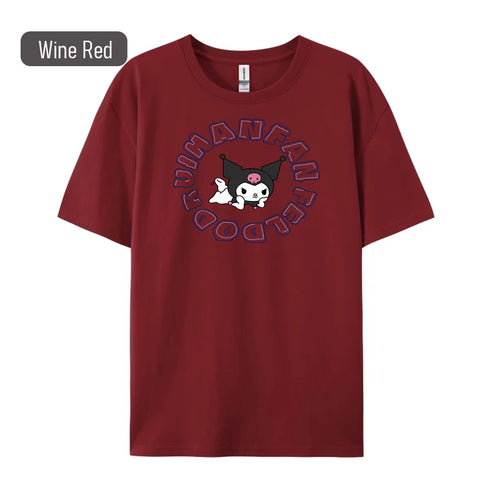 Sanrio Kuromi Graphic T-Shirt - 100% Cotton Unisex Tee