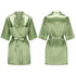 Women's Satin Short Robes for Bridesmaids and Parties