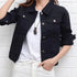 Women's Casual Denim Jacket for Spring and Autumn