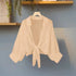 Plus Size Women Shirt 2025 New Loose Casual Skin-friendly Elegant Clothing Lightweight Long Sleeved Collared Top Fashion Blouse