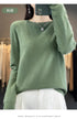 100% Merino Wool Long Sleeve Sweater for Women