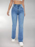 Women's High Waist Flare Jeans in Blue