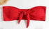 Women's Low Waisted Thong Bikini Bottoms - Red & White