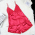 Lace-Up Cami & Shorts Pyjama Set in Various Colours