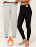 High Waist Fleece-Lined Warm Leggings for Women