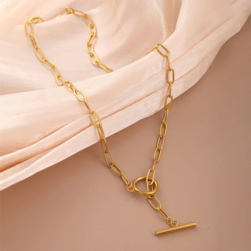 Stainless Steel Jewelry Choker Women's Necklace Trendy Gift