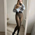 Winter Fleece-Lined High Waist Leggings