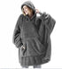 Oversized Hooded Fleece Hoodie Blanket for Women