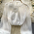 Ruffle Chiffon Blouse Summer Women Lantern Sleeve Fashion Slim Loose Vacation Ladies Y2K Casual Chic Tops