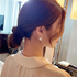 Light Luxury Imitation Pearl Drop Earrings for Women