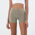SOISOU High Waist Nylon Gym Shorts for Women