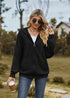 Hooded Zip-Up Sweatshirt for Women