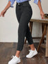 High Waist Straight Leg Denim Pants for Women