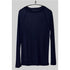 Casual Long Sleeve T-Shirt in Blue and Navy