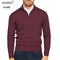 Lightweight Men's Quarter Zip Pullover Sweater