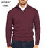 Lightweight Men's Quarter Zip Pullover Sweater