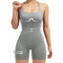 Criss Cross Backless Cami Sports Romper