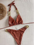 Triangle Halter Bikini Set for Women