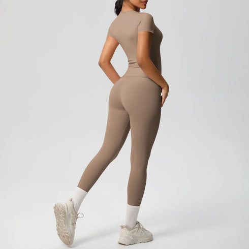 Women's 2-Piece Patchwork Yoga Set