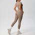 Women's 2-Piece Patchwork Yoga Set