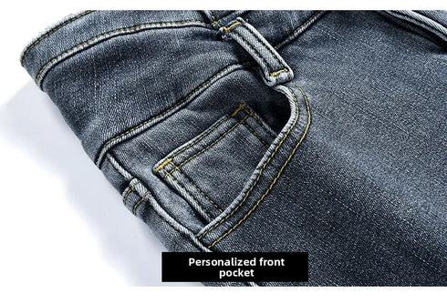 High Waist Fleece Lined Skinny Jeans for Women