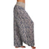 Plus Size Printed Wide Leg Harem Pants