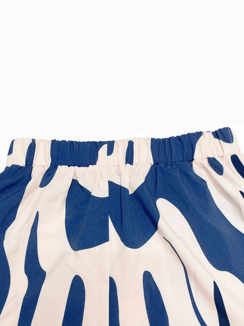 Elegant Floral Print Women's Summer Set