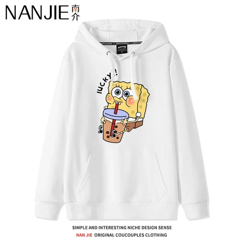 Anime Cartoon Print Hoodies for Women