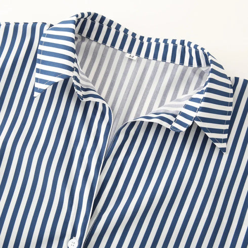 Elegant Oversized Button-Up Blouse for Women