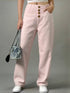 Women's Straight Leg Jeans in Versatile Pink