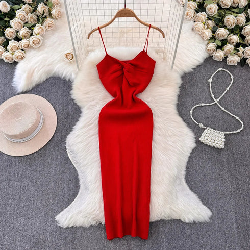 YuooMuoo Women's Summer Knitted Bodycon Dress