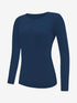 Women's Solid Colour Crew Neck Long Sleeve T-Shirt