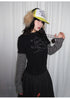 Tonngirl Y2K Vintage Long Sleeve Patchwork T-shirt