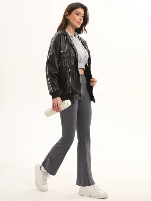 Women's High Waisted Flared Yoga Pants with Pockets