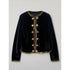 Plus Size Luxury Silk Velvet Jacket for Women