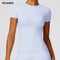 NCLAGEN Women's Short Sleeve Gym Top