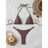 Stylish Chain Detail Bikini Set for Women