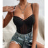 Deep V-Neck Top with Adjustable Straps