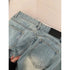 Botvotee Vintage Low Waisted Straight Leg Jeans - Light Blue