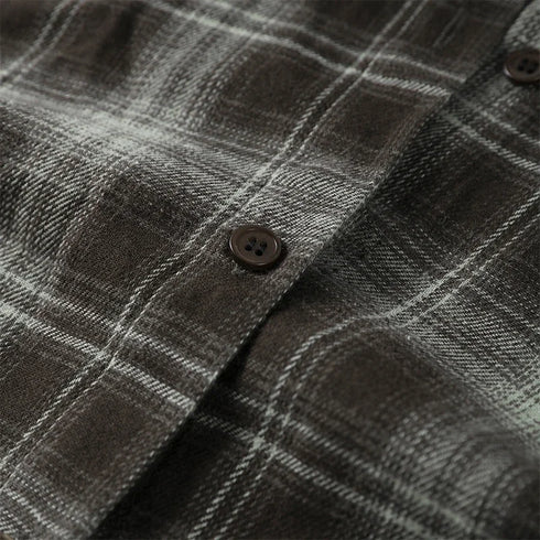 Casual Plaid V-Neck Blouse for Women