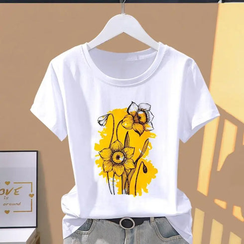 Leopard Print Oversized Women's T-Shirt
