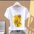 Leopard Print Oversized Women's T-Shirt