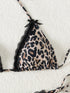 Floral Print Triangle Bikini Set with Brazilian Bottoms