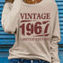 Women's Vintage 1967 Letter Printed Long Sleeve T-shirt