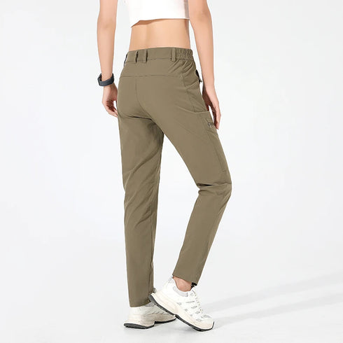 EUMERGX Women's Quick-Dry Cargo Hiking Pants