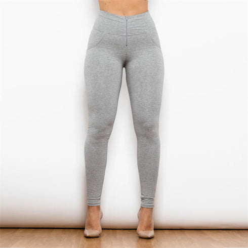 Plus Size High Waist Push Up Skinny Pants for Women