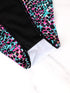 Two-Piece Colourful Polka Dot Bikini Set
