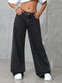 Plus Size Wide Leg Denim Jeans for Women