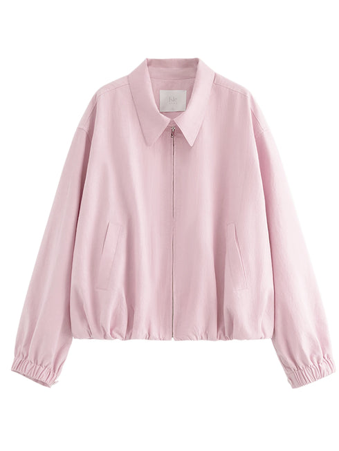 French Barn-Style Oversized Short Jacket for Women